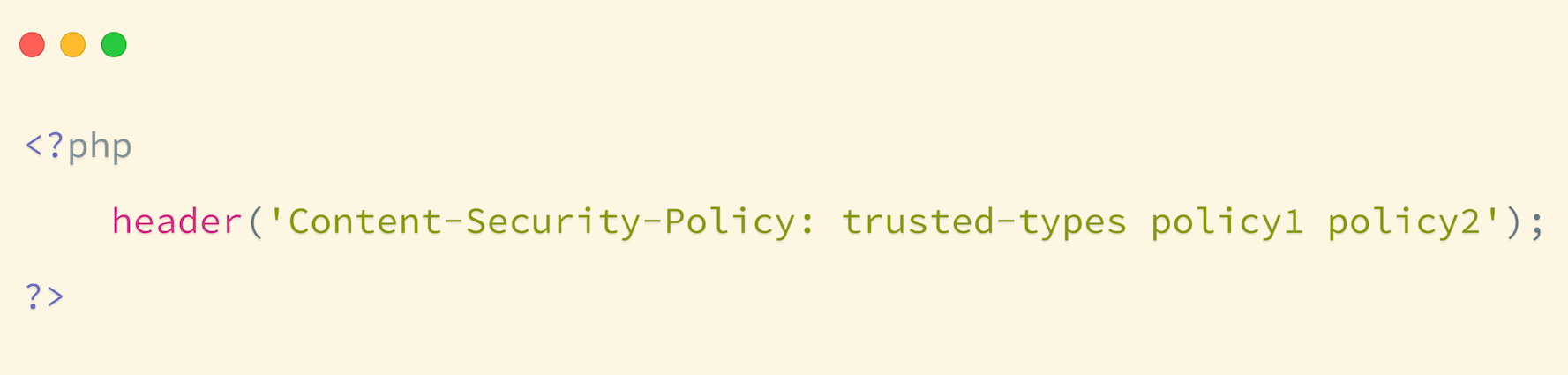 Obsługa wielu polityk Trusted Types
